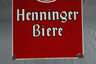 Emailleschild Henninger