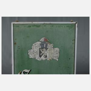 Emailleschild Geraer Riebeck Biere