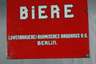 Emailleschild Löwenbrauerei