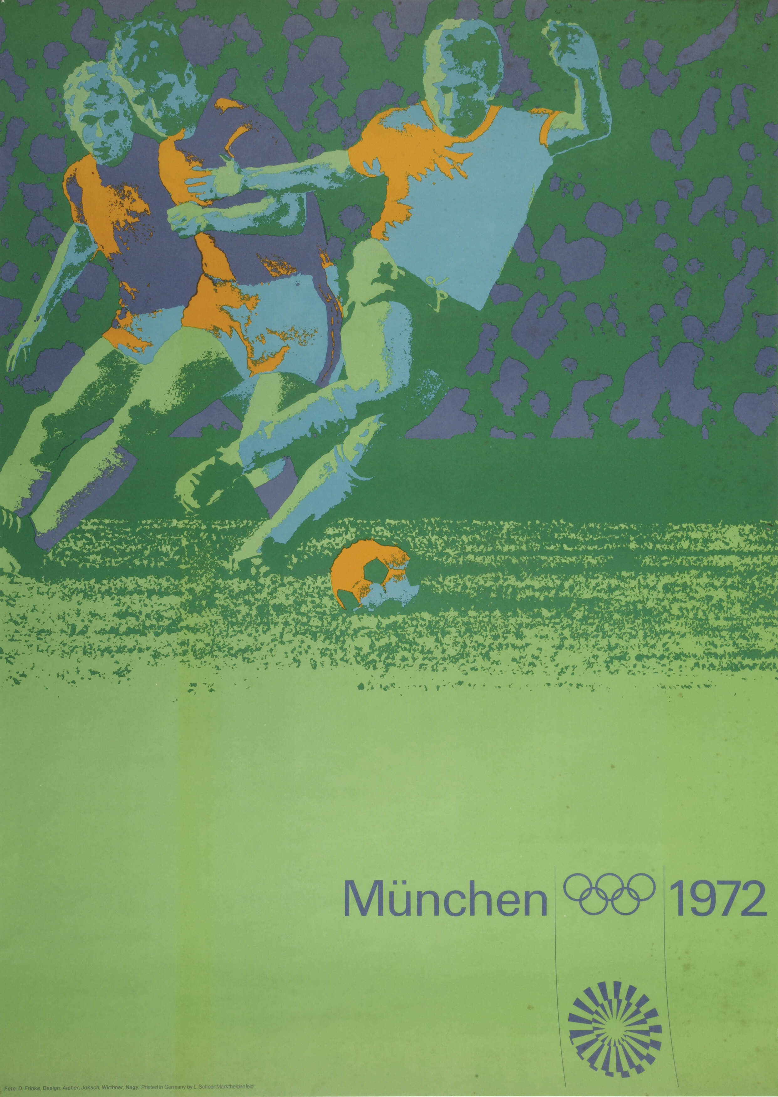 Plakat Olympische Spiele München 1972