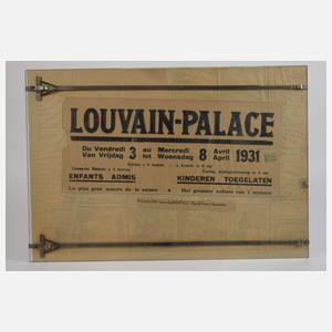 Vier historische Filmplakate