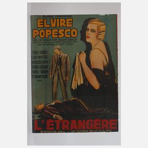 Vier historische Filmplakate