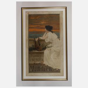 Werbeplakat Jugendstil