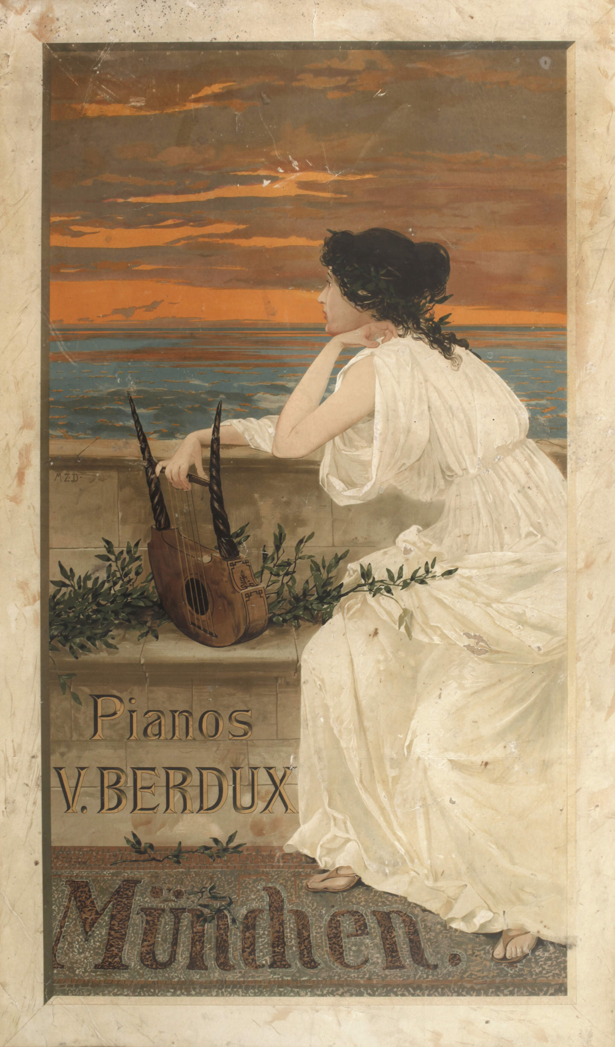 Werbeplakat Jugendstil