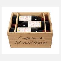 Sechs Flaschen Rotwein111