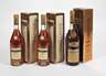 Drei Flaschen Cognac