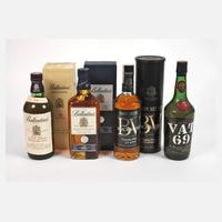 Vier Flaschen Whisky111