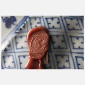 Paar große Fischvasen