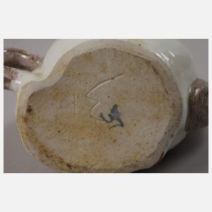 Zwei Miniatur-Porzellane