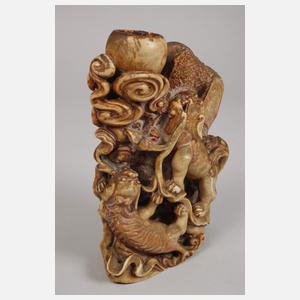 Specksteinschnitzerei China