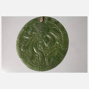 Großer Jadeanhänger