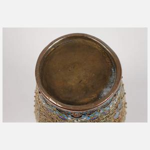 Feine Vase Cloisonné