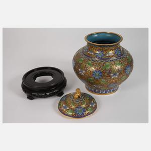 Paar Vasen Cloisonné