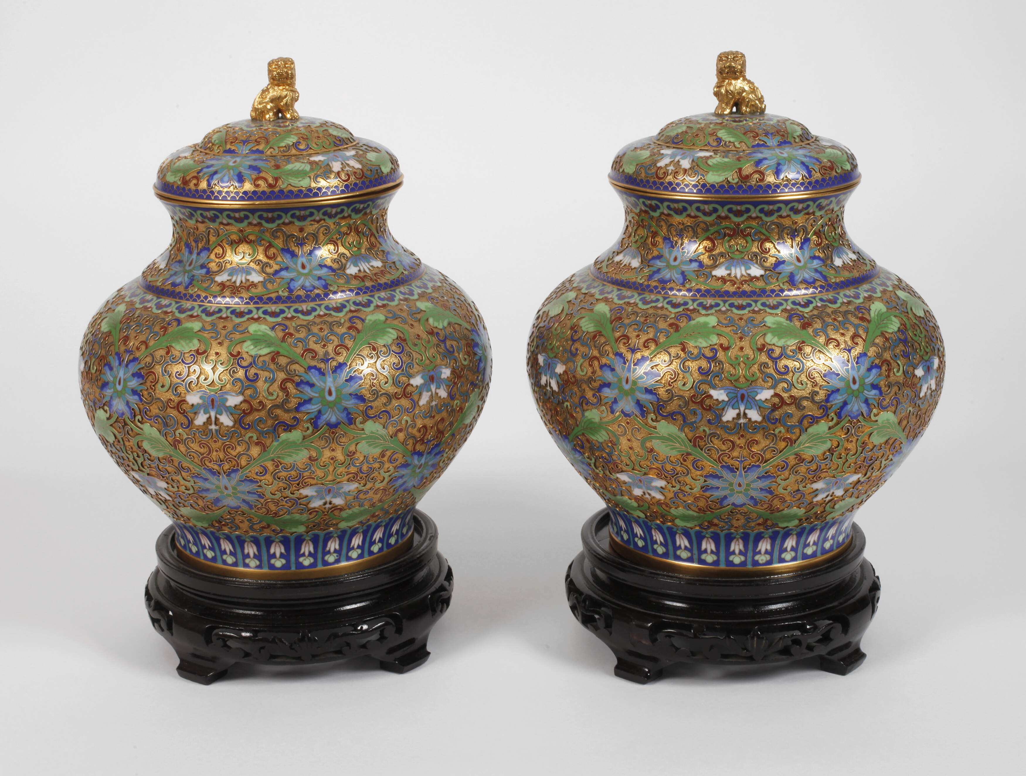 Paar Vasen Cloisonné