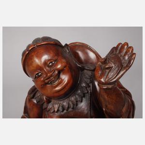 Arhat mit Fledermaus und Löwe