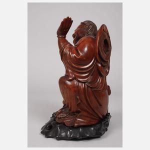 Arhat mit Fledermaus und Löwe