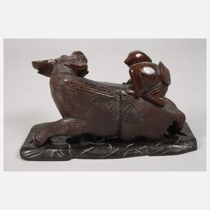 Zwei figürliche Schnitzereien