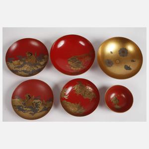 Konvolut Lackarbeiten