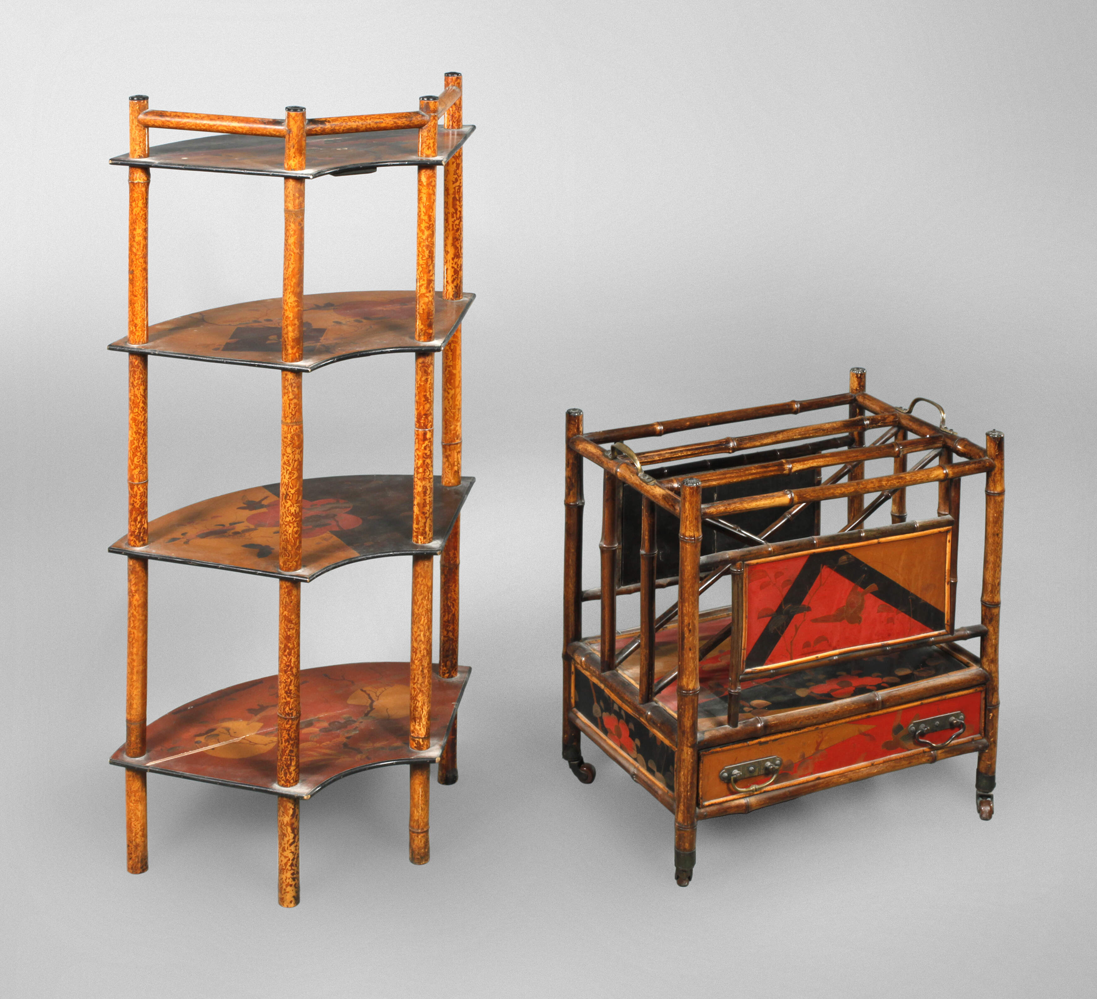 Zwei asiatische Kleinmöbel