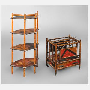 Zwei asiatische Kleinmöbel