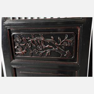 Pingfeng-Stellschirm mit Gittermuster