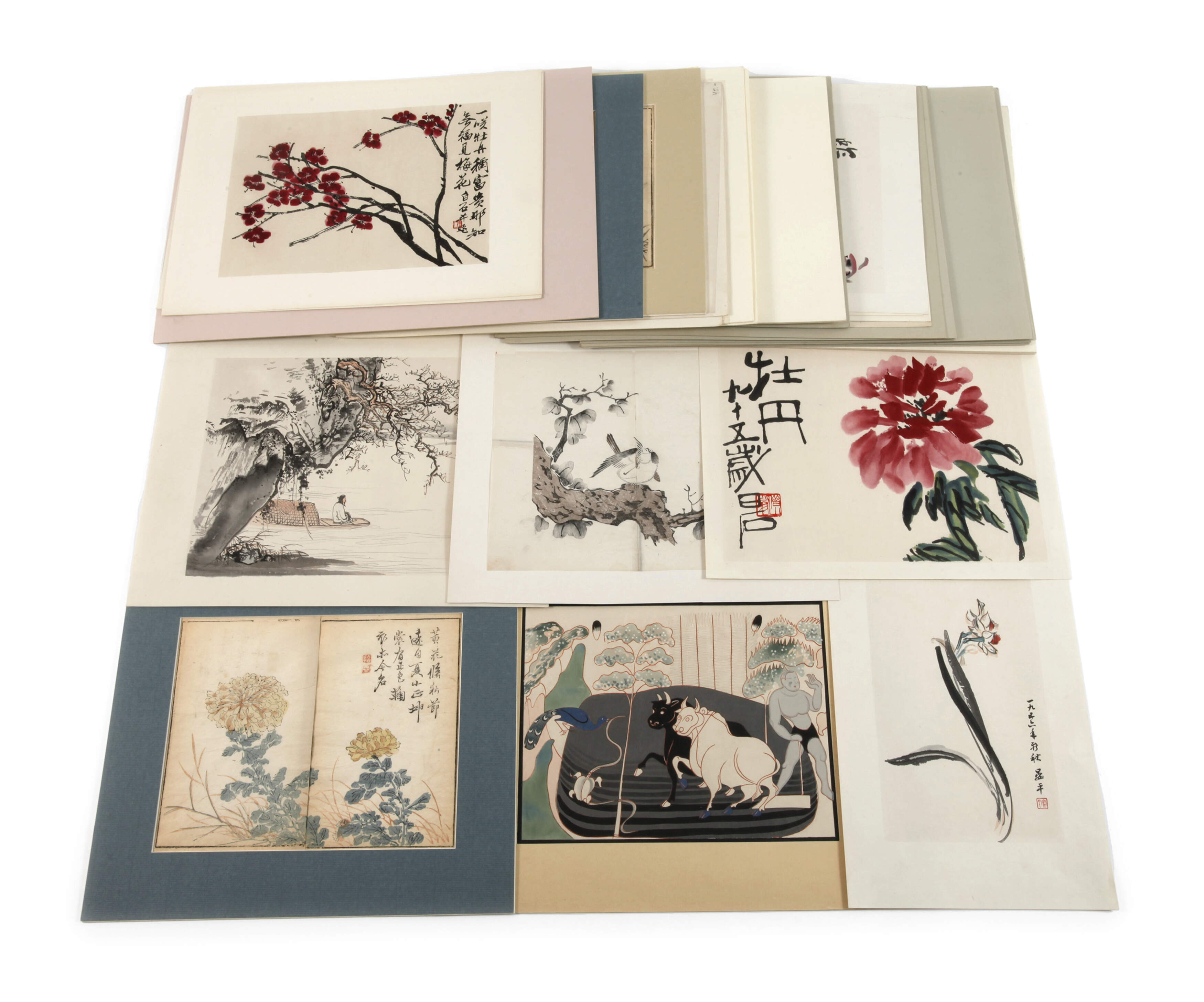 Großes Konvolut Papierarbeiten