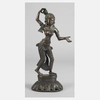 Bronzeplastik Yogini111