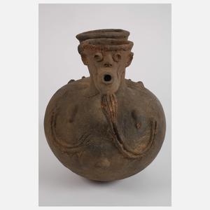 Figürliches Keramikgefäß