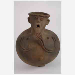Figürliches Keramikgefäß
