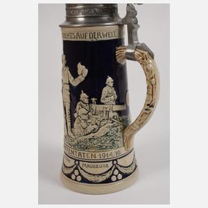Patriotischer Bierkrug 1. Weltkrieg