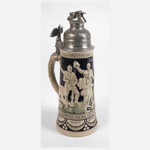 Patriotischer Bierkrug 1. Weltkrieg