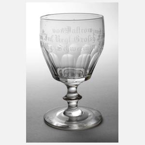 Offiziersglas Major von Baltrow