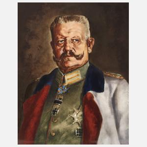 Rosenthal Bildplatte Portrait Hindenburg