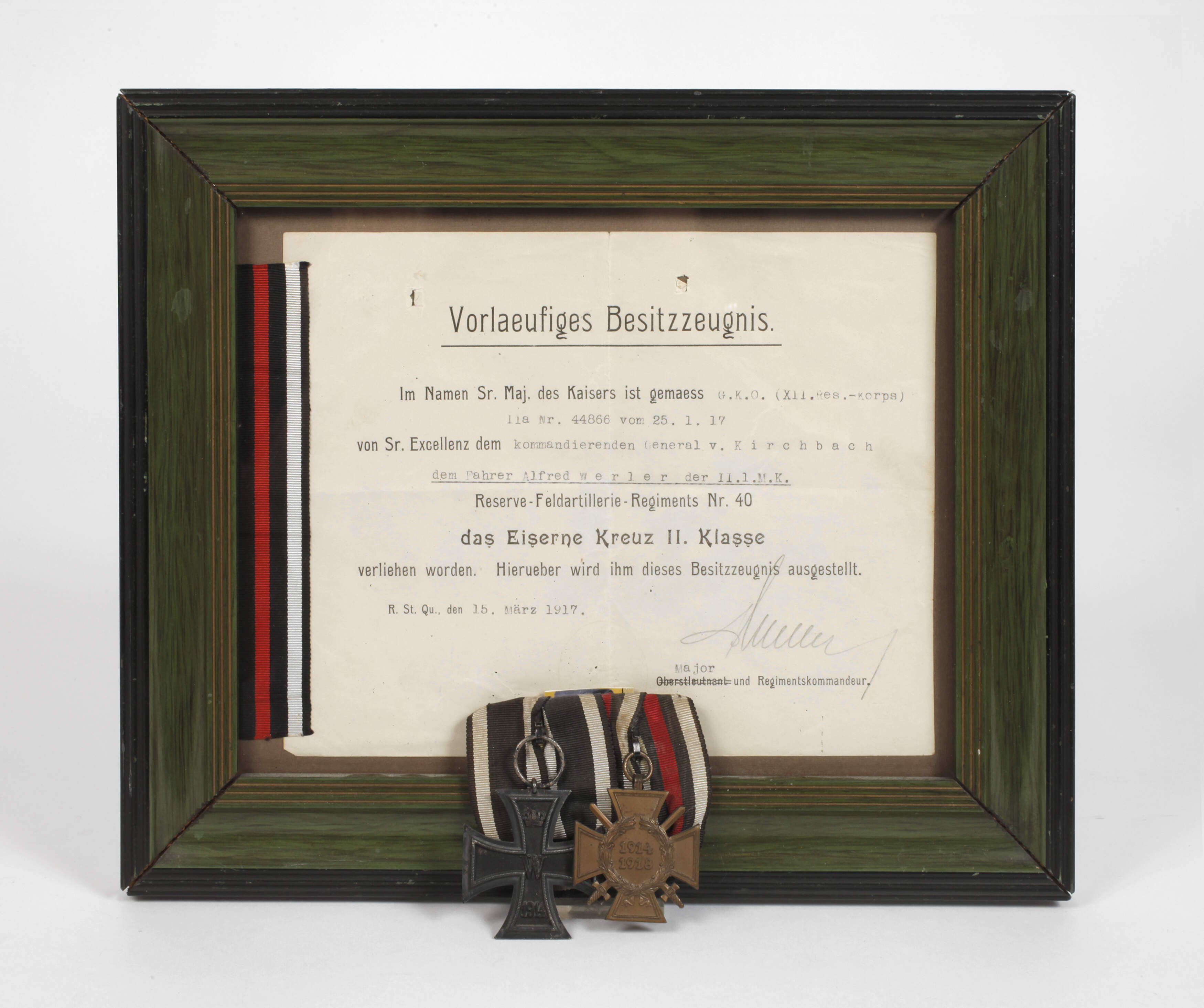 Nachlass 1. Weltkrieg