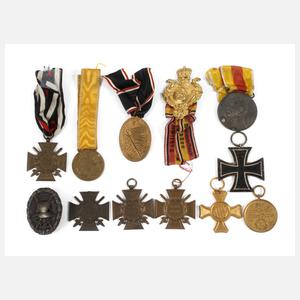 Konvolut Orden 1. Weltkrieg