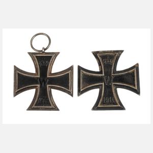 Zwei Eiserne Kreuze 1. Weltkrieg
