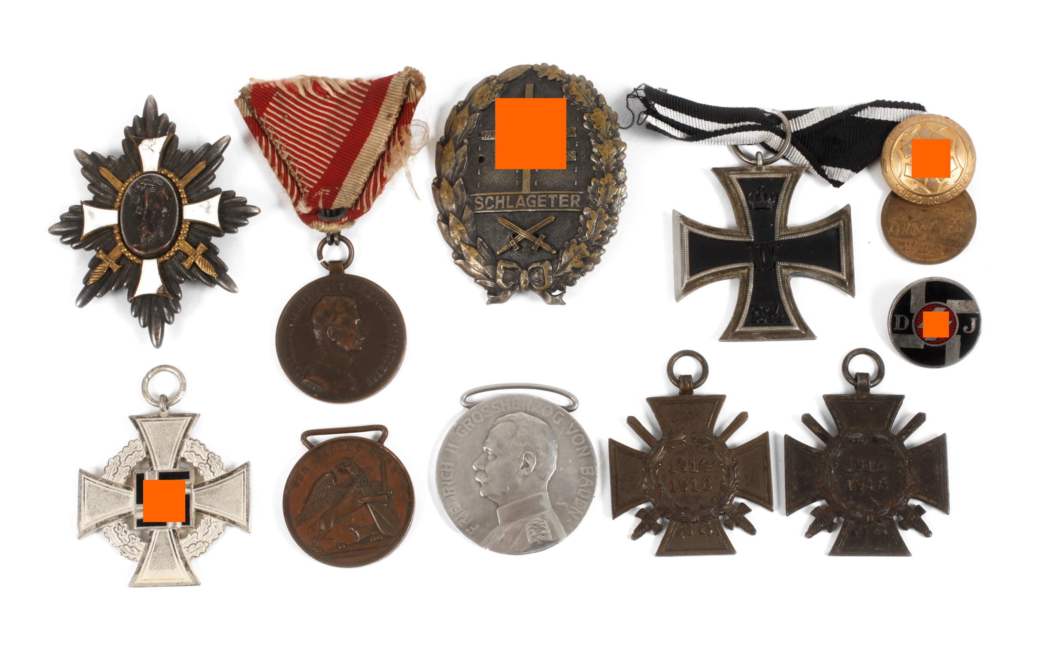 Konvolut Orden und Abzeichen 1. und 2. Weltkrieg