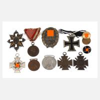 Konvolut Orden und Abzeichen 1. und 2. Weltkrieg111