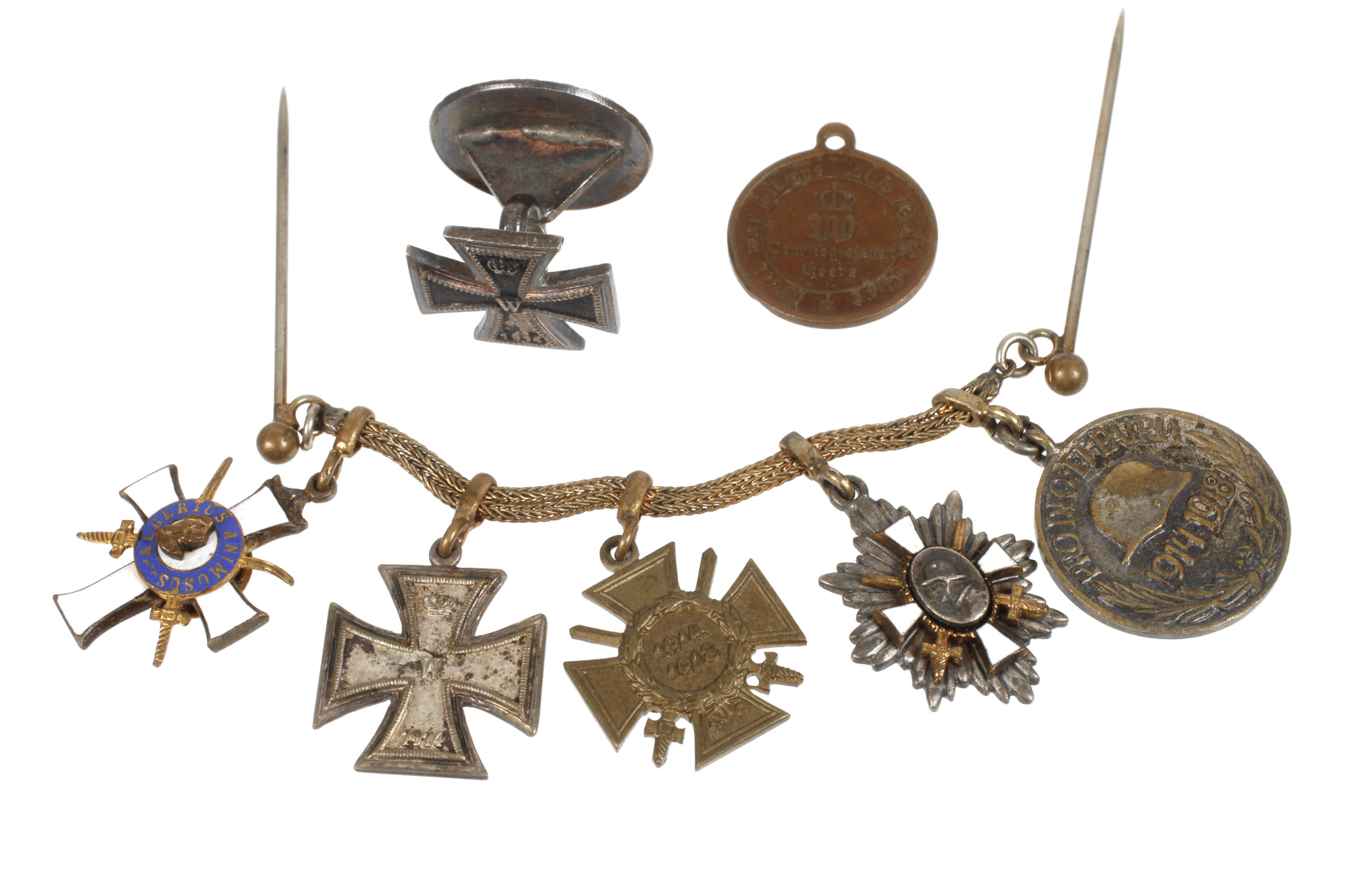 Konvolut Ordensminiaturen 1. Weltkrieg