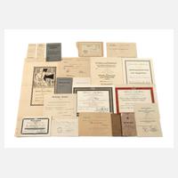 Urkunden Familiennachlass 1. und 2. Weltkrieg111