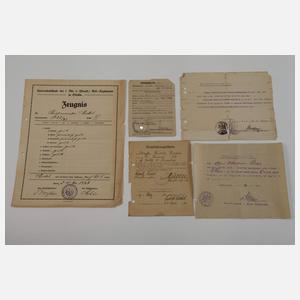 Urkunden- und Papiernachlass 1. Weltkrieg