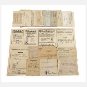 Urkunden- und Papiernachlass 1. Weltkrieg
