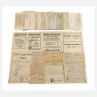 Urkunden- und Papiernachlass 1. Weltkrieg111