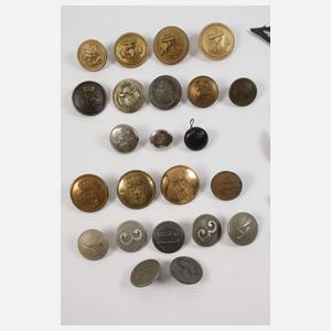 Konvolut Effekten und Knöpfe 2. Weltkrieg