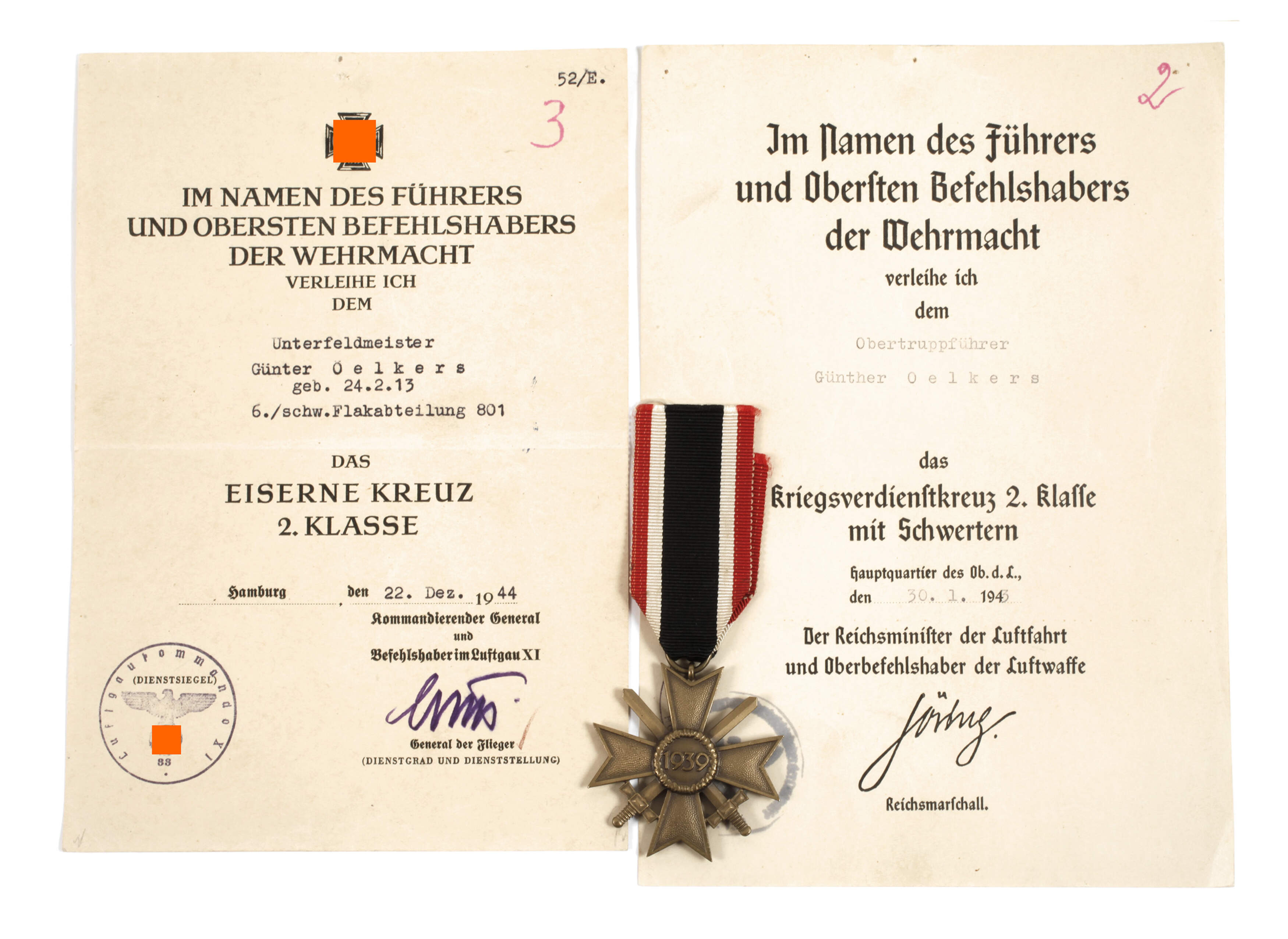 Nachlass 2. Weltkrieg