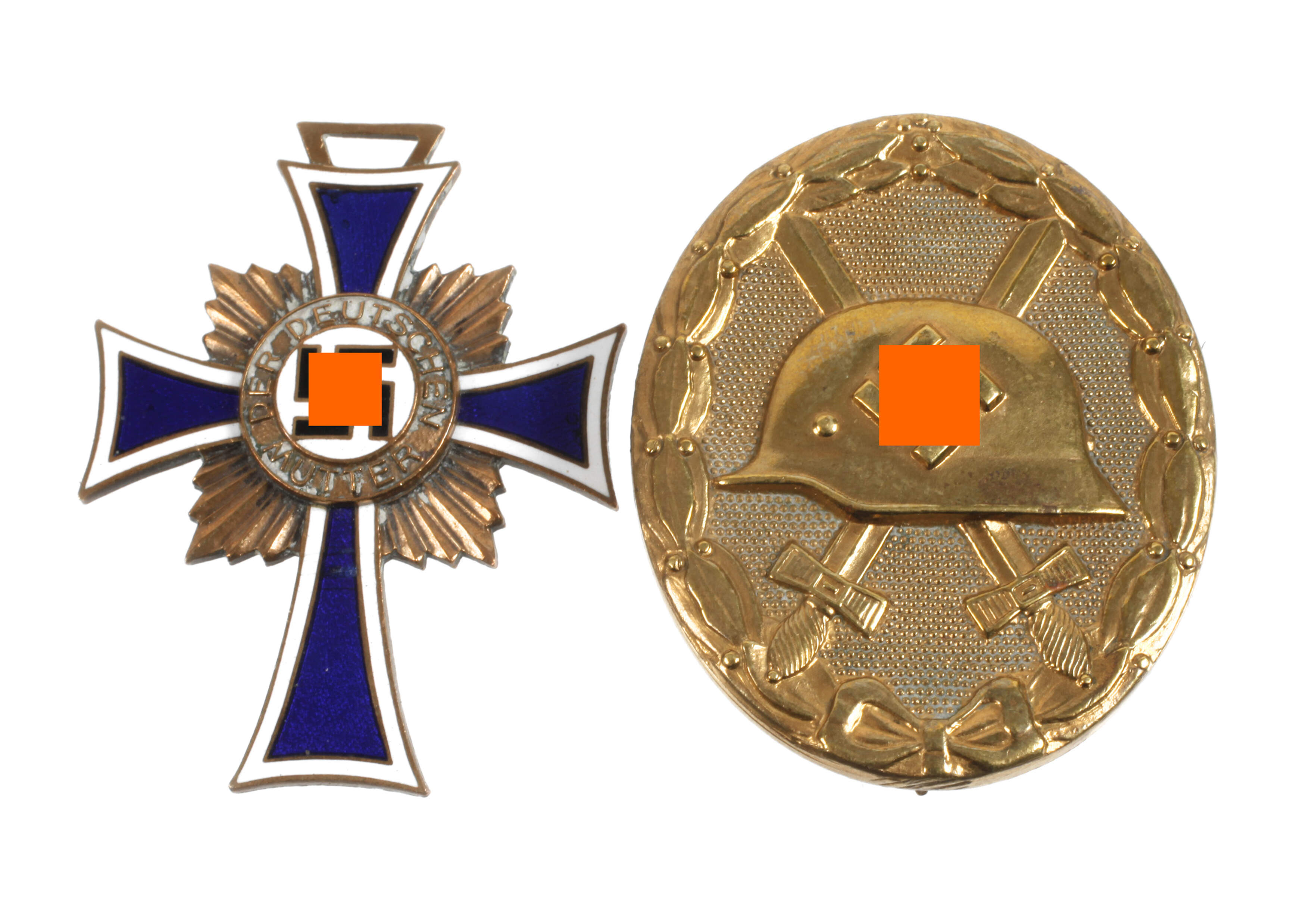 Verwundetenabzeichen in Gold 2. Weltkrieg