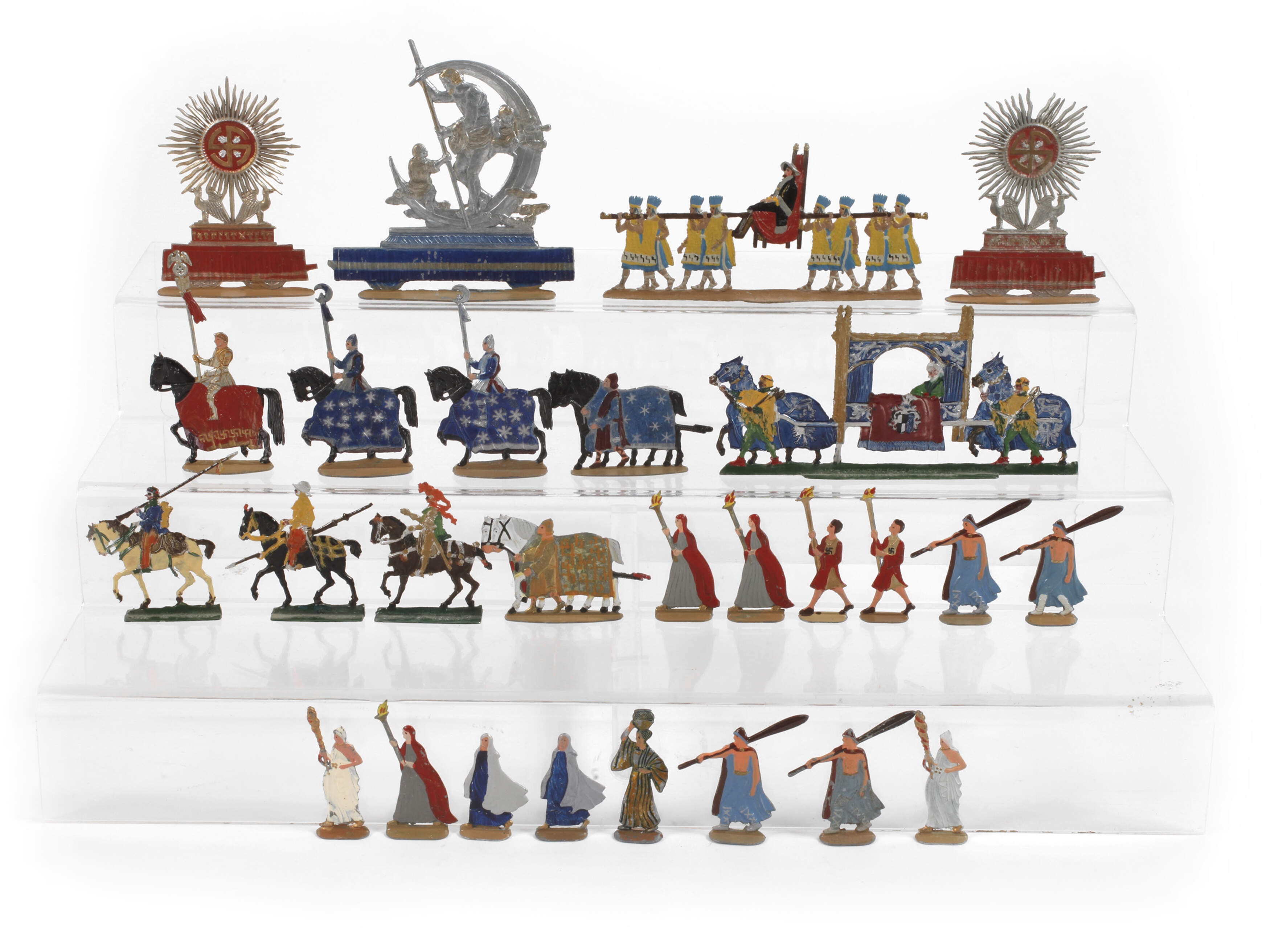 Konvolut Propaganda Zinnfiguren III. Reich