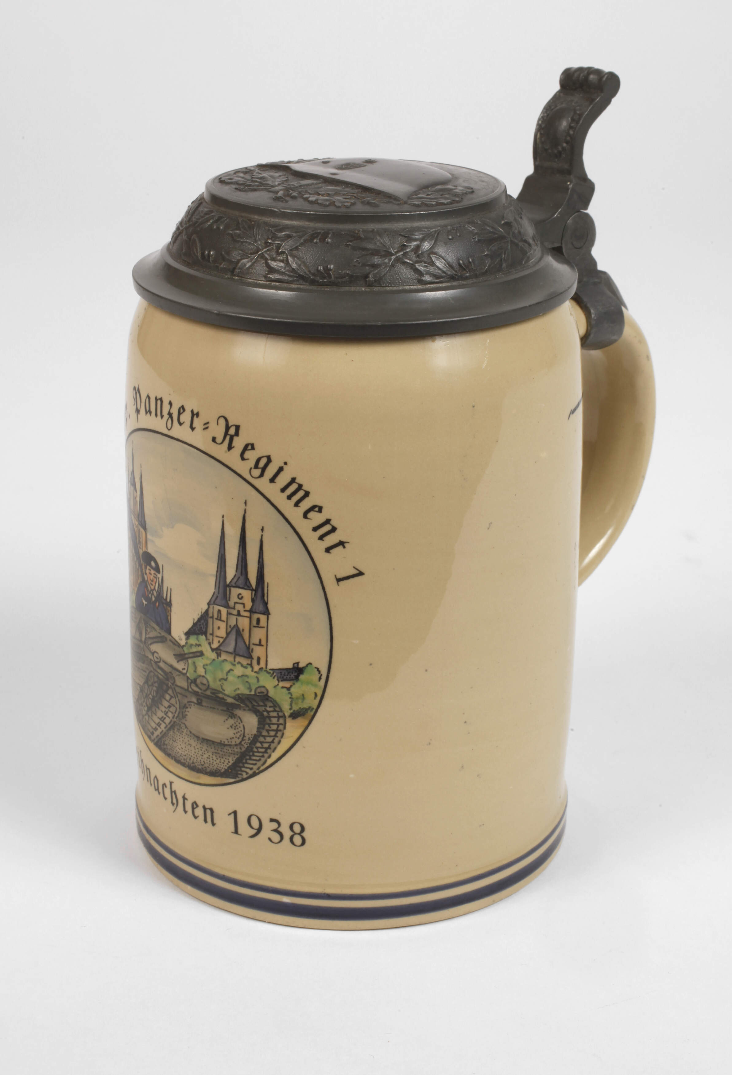 Andenkenkrug Panzerregiment 1 Erfurt