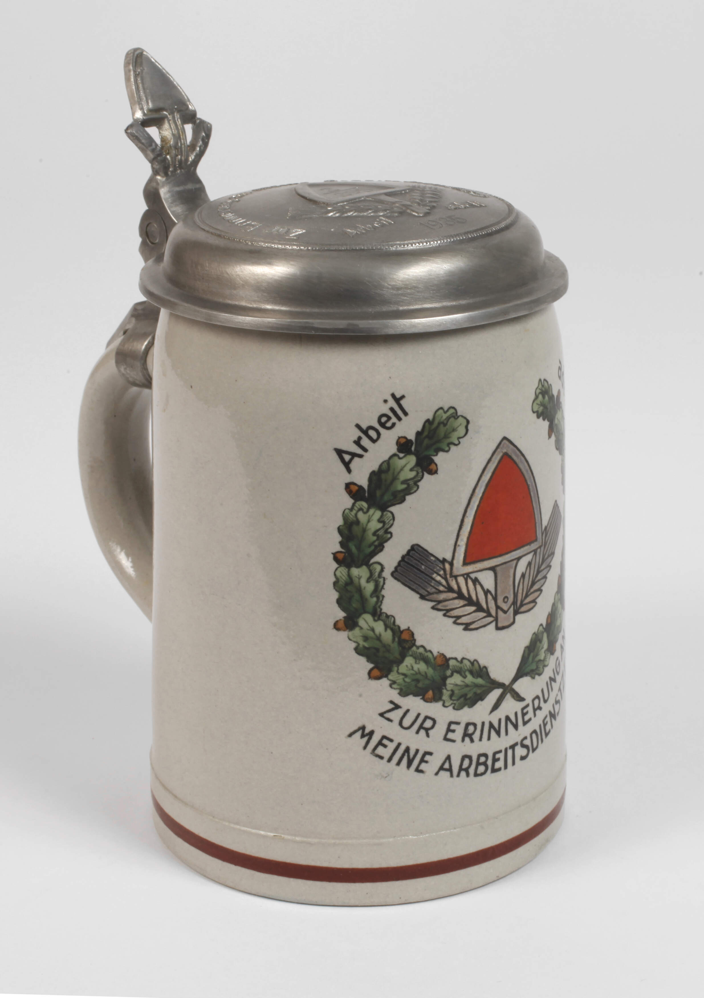 Andenkenkrug Reichsarbeitsdienst