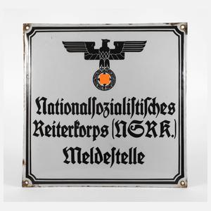 Emailleschild 3. Reich